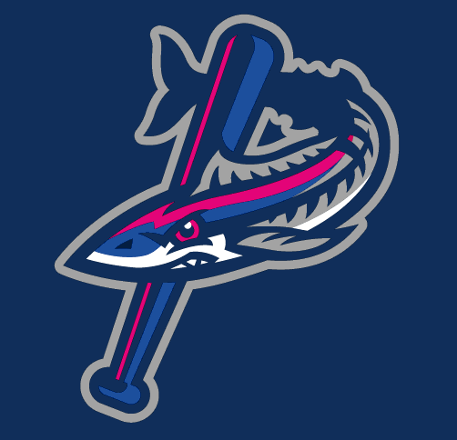 Pensacola Blue Wahoos 2012-Pres Cap Logo 2 vinyl decal